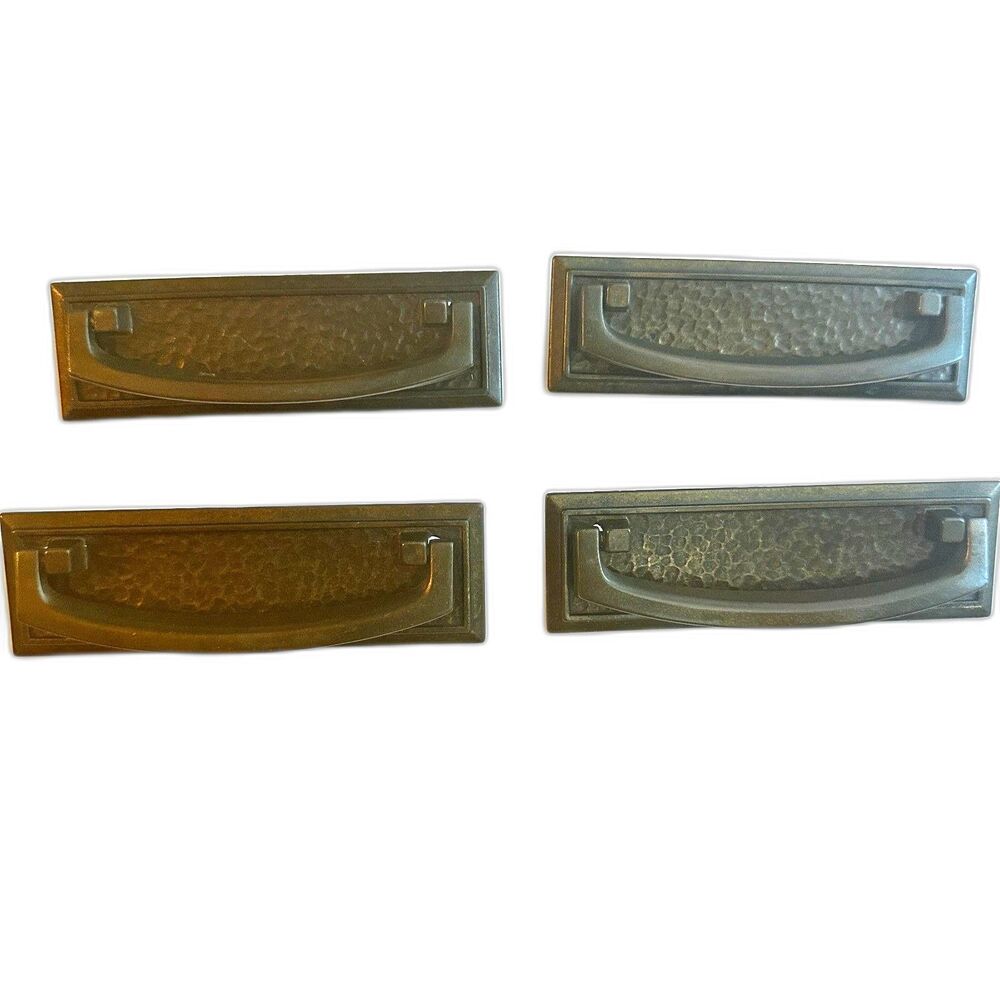 MCM Bassett Brass Bail Pull - From Tavern Walnut Dresser Set - Vintage Hardware
